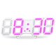thumbnail image 2 of Marco blanco palabra rosa - reloj digital Ormromra LKX-1104-2, 2 of 8