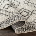 thumbnail image 4 of Taza shag White 5'2" x 7' Global Rectangle Area Rug, 4 of 6
