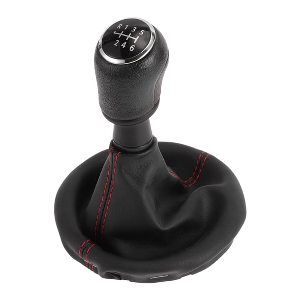 Pomo de cambio de 6 velocidades Unique Bargains con cubierta No.7H0711113B - Pomo de palanca de cambios - para VW Transporter de plástico 1 Pc