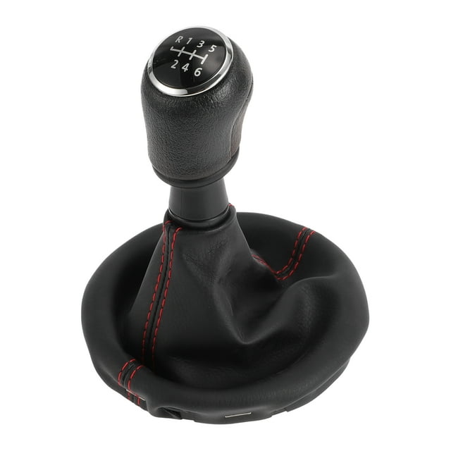 Pomo de cambio de 6 velocidades Unique Bargains con cubierta No.7H0711113B - Pomo de palanca de cambios - para VW Transporter de plástico 1 Pc