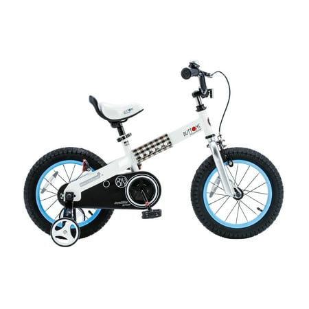 RoyalBaby Buttons Blue 14 inch Kids Bicycle (Best 14 Inch Kids Bike)