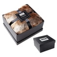 thumbnail image 2 of Faux Fur Throw - Luxurious, Hypoallergenic Premium Zobel Faux Marten Sable Fur Blanket with Faux Mink Back and Gift Box, 60x70” by LHC (Amber Brown), 2 of 2