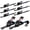 Black, variant on TLGREEN Retractable Ratchet Straps, 4Pack,1” x 10’ 1650lb Break Strength Heavy Duty Auto Self Retracting Tie Down Straps for Truck, Cargo, Motorcycle, ATV, UTV,Boat