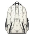 thumbnail image 3 of Highland Cow and Cactus Print Backpack for School, Cute School Bag with Adjustable Shoulder Straps and Padded Back, 16.9"x12.6"x5.9", 3 of 5