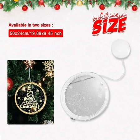 

Yilirongyumm Christmas Decorations Led Small Holiday Room Window Hanging Lights