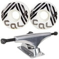 thumbnail image 4 of Cal 7 Skateboard Package Combo with 5 Inch Silver Trucks, 52mm 99A Wheels, Complete Set of Bearings and Steel Hardware (Retro), 4 of 4