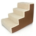 thumbnail image 2 of Precious Tails Deluxe High-Density Foam 4-Step Pet Stairs for Dogs and Cats - Durable, Lightweight, and Portable Staircase for Easy Mobility Assistance, 2 of 7