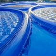 Solar sun rings and squares warmer cover for in ground and above ground