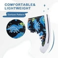 thumbnail image 3 of EUXTERPA Toddler High Top Canvas Sneakers Boys Dinosaur Casual Walking Shoes Big Kid Size 3, 3 of 6