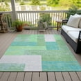 thumbnail image 6 of Addison Rugs Chantille Indoor/Outdoor Transitional Rectangles Aloe Washable Rectangle Rug, 9' x 12', 6 of 6