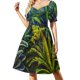 thumbnail image 1 of Vestido de manga corta de RANA TROPICAL VERDE DE OJOS ROJOS Vestido de mujer vestidos para fiesta Vestido, 1 of 7