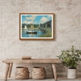 thumbnail image 5 of Claude Monet Canvas Prints Wall Art Oil Painting Reproduction, The Bridge at Argenteuil, 5 of 7