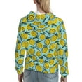 thumbnail image 7 of Wukai Lemon Print Womens Hoodies Fleece Sweatshirts Long Sleeve Sweaters Pullover Fall Outfits Winter Clothes-Medium, 7 of 7