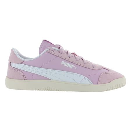 Puma Club 5V5 Suede Womens Shoes Size 9, Color: Grape Mist/White