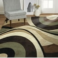thumbnail image 3 of Home Dynamix Tribeca Slade Contemporary Abstract Area Rug, Brown/Green, 39"x55", 3 of 6