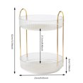 thumbnail image 2 of Soporte de lápiz labial giratorio de 360 ​​grados Luz de lujo versátil para baño de dormitorio, 2 of 7