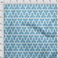 thumbnail image 4 of oneOone Polyester Spandex Blue Fabric Geometric Sewing Material Print Fabric By The Yard 56 Inch Wide, 4 of 5