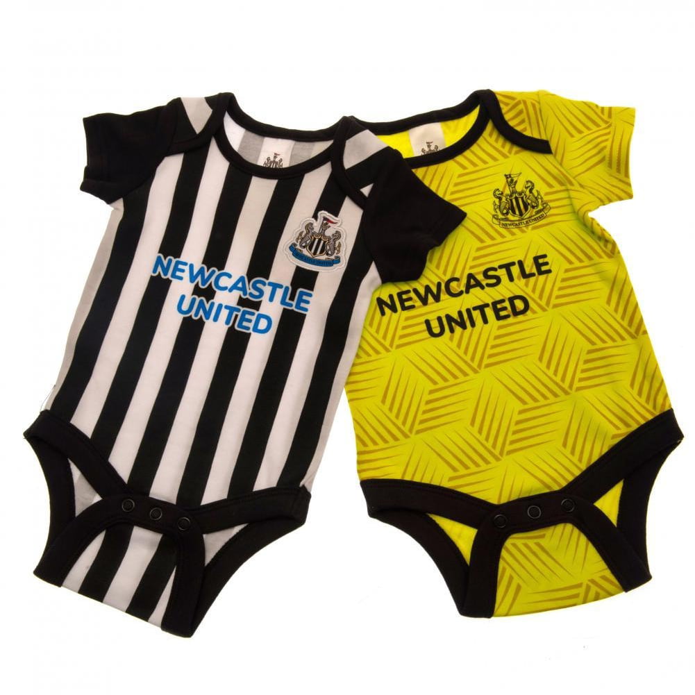 Newcastle United Crest Long Sleeve Baby T-Shirt Infants Football Soccer Shirt 