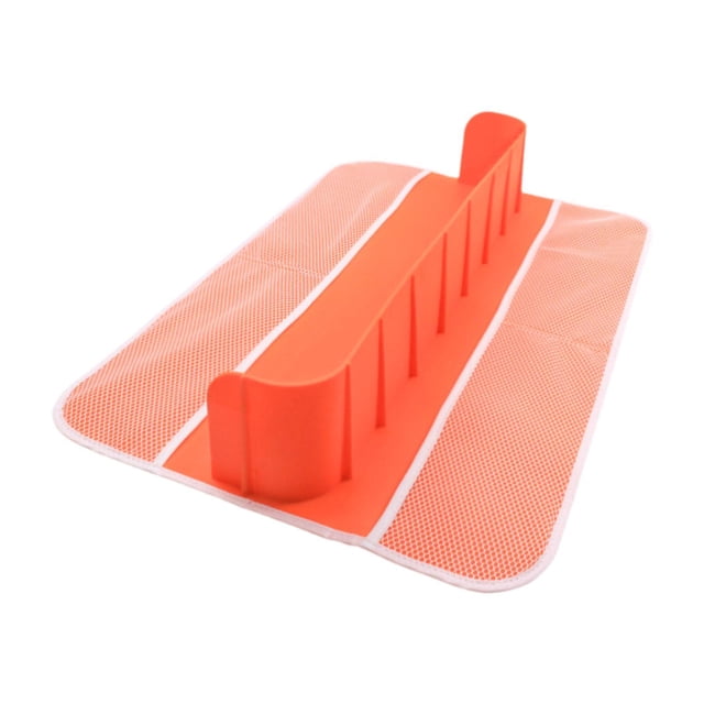 Protector contra salpicaduras para bañera, organizador de juguetes para niños pequeños con bolsas de malla para niños, almacenamiento de juguetes de Naranja