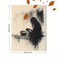 thumbnail image 3 of Qisvanset 12x16 Inch 2D Flat Framed Canvas Art, Coastal Granddaughter Psalm Trendy Apartment Religious Wall Art, 3 of 5