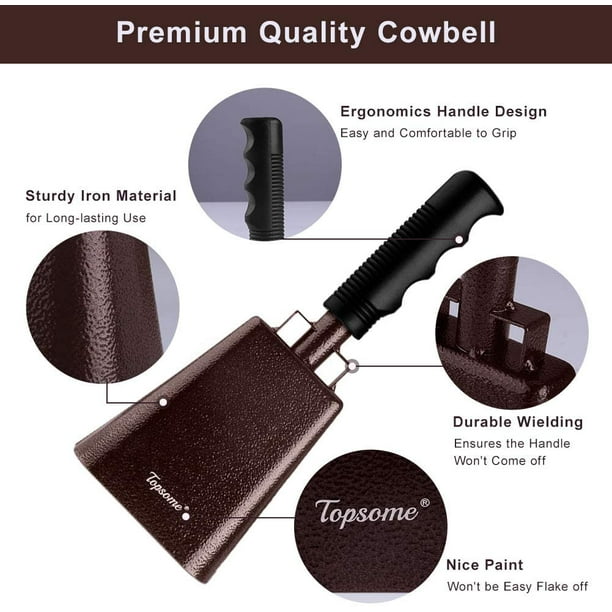 Cowbells, hand-made in India - : World instruments, Music  Publications, Mozart and Joplin Composing Games