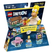 LEGO Dimensions The Simpsons Homer Level Pack 98 Piece Building Set 71202