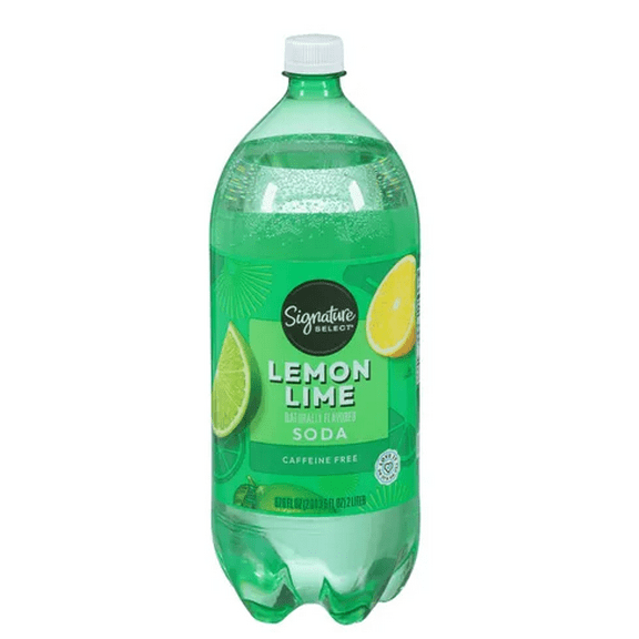 Signature S Lemon-Lime Soda Caffeine-Free 67.6 Ounce