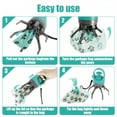 thumbnail image 6 of Teal Dog Poop Scooper + Leak-Proof Bags + Portable Claw + Durable Pet Waste Cleanup Tool for Outdoor Use + Easy Cleaning + Hygienic Design + Lightweight Handle + Perfect for Parks  Garden, 6 of 8