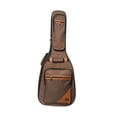 thumbnail image 2 of Bolsa de guitarra que lleva una mochila de 42 pulgadas resistente al agua Soft Professional Softed Oxford Case de viaje de tela acústica de guitarra Marrón, 2 of 8