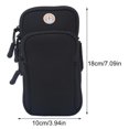 thumbnail image 7 of Kritne Arm Case, 5 Colors Sport Running Arm Wrist Pouch Or Armband Phone Case Bag Great For Holding Mobile Phone, Keys, Changes And Bank Cards,Double Pockets And Dual Zippers Closure, 7 of 7
