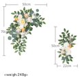 thumbnail image 2 of Abbracc h Flowers Champagne Window Display Props Decor Rose Flower Wedding Flowers for Wedding, 2 of 8