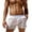 White, variant on mens board shorts Men's Unlined Transparent Shorts Fashion Casual Pants Sports Beach Swimming Pants Fiber Blended shorts for men Black + L