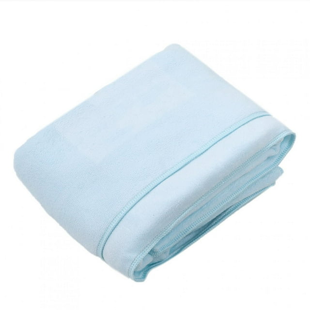Toalla de fibra superabsorbente para acuarios, ideal para limpiar cristales, color azul (70 x 140 cm)