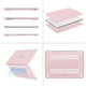 thumbnail image 5 of Funda MOSISO compatible con MacBook Air de 13,6 pulgadas, color rosa, 5 of 7