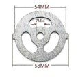 thumbnail image 3 of 5 Stainless Steel Meat Grinder Chopper Cross Knife Perforated Plate 5mm/7mm Set, 3 of 4