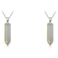 thumbnail image 4 of yingyy Hexagon Column Charm Exquisite Men Handmade Holiday Anniversary Hanging Pendants Pointed Colorful Crystal Chain Stone 2Set, 4 of 6