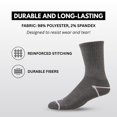 thumbnail image 5 of Calcetines redondos True Religion para hombre, 8 pares, tallas 8-12, 5 of 5