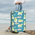 thumbnail image 7 of Naloa Cute Polar Bear Fishing Elastic Suitcase Protector, Travel Suitcase Protector Cover Fits 18-32in Suitcase(No luggage included)-Medium, 7 of 7