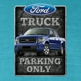 thumbnail image 2 of Wild Bobby, Ford Truck Parking Only Sign Gift for Owners of Ford Trucks, Cars and Trucks, Front and Back Garment-Dyed Short Sleeve Tees, Blue Lagoon, Small, 2 of 3