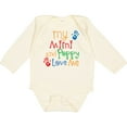 thumbnail image 3 of Inktastic Mimi and Poppy Love Me Boys or Girls Long Sleeve Baby Bodysuit, 3 of 5