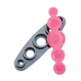 thumbnail image 2 of Elodie Button Maker Machine Covered Buttons Lightweight Practical DIY Button Craft Set Pink, 2 of 6