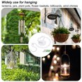 thumbnail image 5 of Unique Bargains S Shape Bracket 15cm Hanging Chain Extension Link Wall Mount Ceiling Hook White 2 Set, 5 of 5