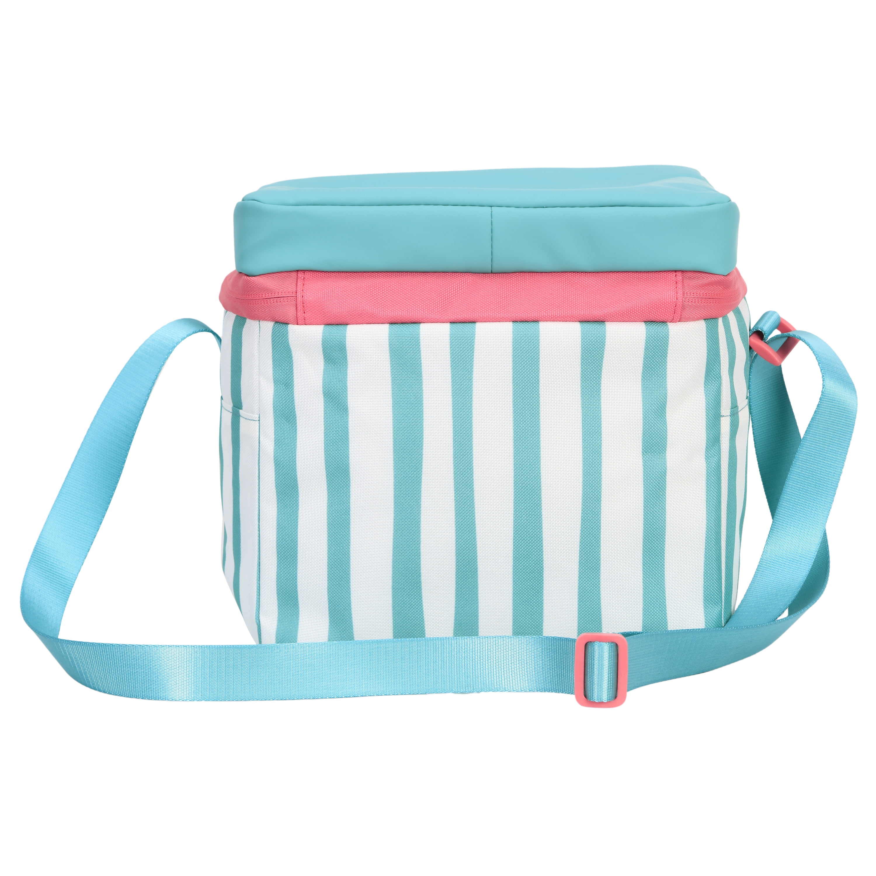 Ozark Trail Coated Soft Side Cooler with Removable Hardliner, 6 Can , 6 Quart Capacity, Summer Vibes Collection, Bright Green