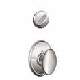thumbnail image 2 of Schlage F59 SIE 716 Siena Interior Knob with Deadbolt, Aged Bronze (Interior Half Only), 2 of 7