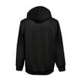 thumbnail image 3 of MHFRRA Sudadera con Capucha y Tejido de Cremallera de Un Cuarto, Ligera, Deportiva, con Bolsillo Delantero, Cómoda y Informal Negro, 3 of 3