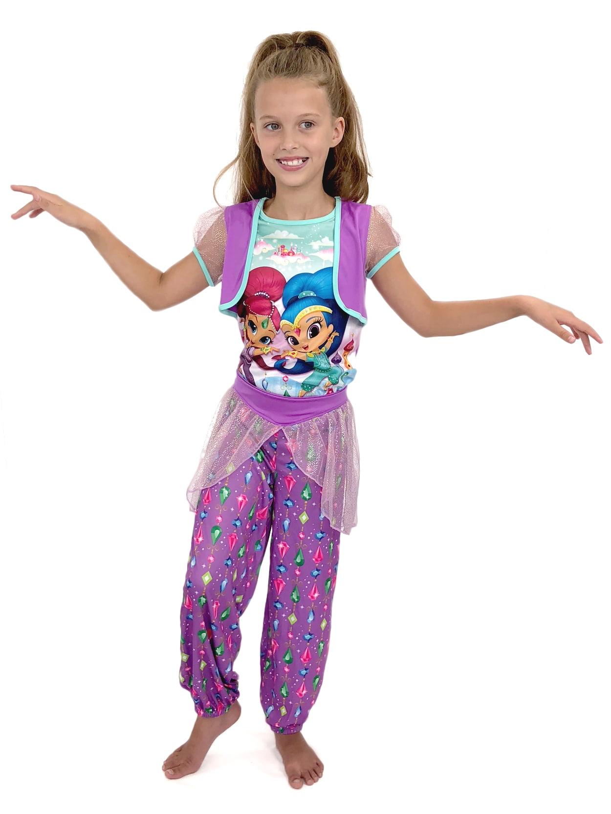 Shimmer And Shine Court Pyjamas Âge 12-18 To 3-4 ans 