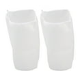 thumbnail image 1 of 2 Pcs Manchon de Filtre 6 Po Blanc Élastique Polyester Préfiltre pour Remplacement Maison, 1 of 5