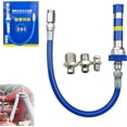 thumbnail image 1 of XINQIHANG Coupleur de Graisse Haute Pression - Outil de Verrouillage Puissant, Adaptateur de Pistolet à Graisse Verrouillable, Extensions de Raccords, Robuste, Compatible avec Tous les Pistolets à Graisse, Lubrifiant Pro Plus, 1 of 6