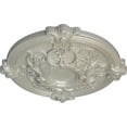 thumbnail image 3 of Ekena Millwork 17 3/8"OD x 1 3/4"P Hamilton Ceiling Medallion (Fits Canopies up to 3 3/4"), Hand-Painted Flash Copper, 3 of 6