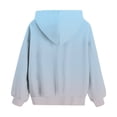 thumbnail image 5 of Splozh Girls Sweatshirt 1-14 Years Girls Oversized Hoodies Basic Pullover Hooded Sweatshirts Casual Y2K Outfits Fall Winter Clothes,Light Blue,11-12 Years, 5 of 6